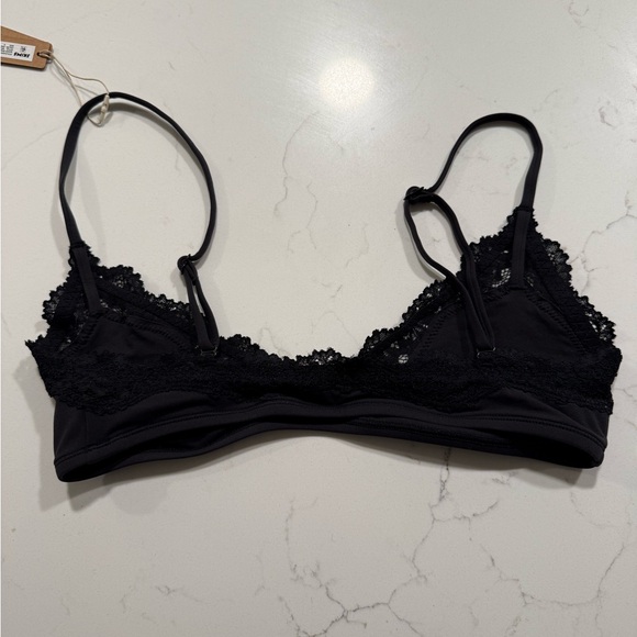 SKIMS Black Lace Bralette - Picture 2 of 3